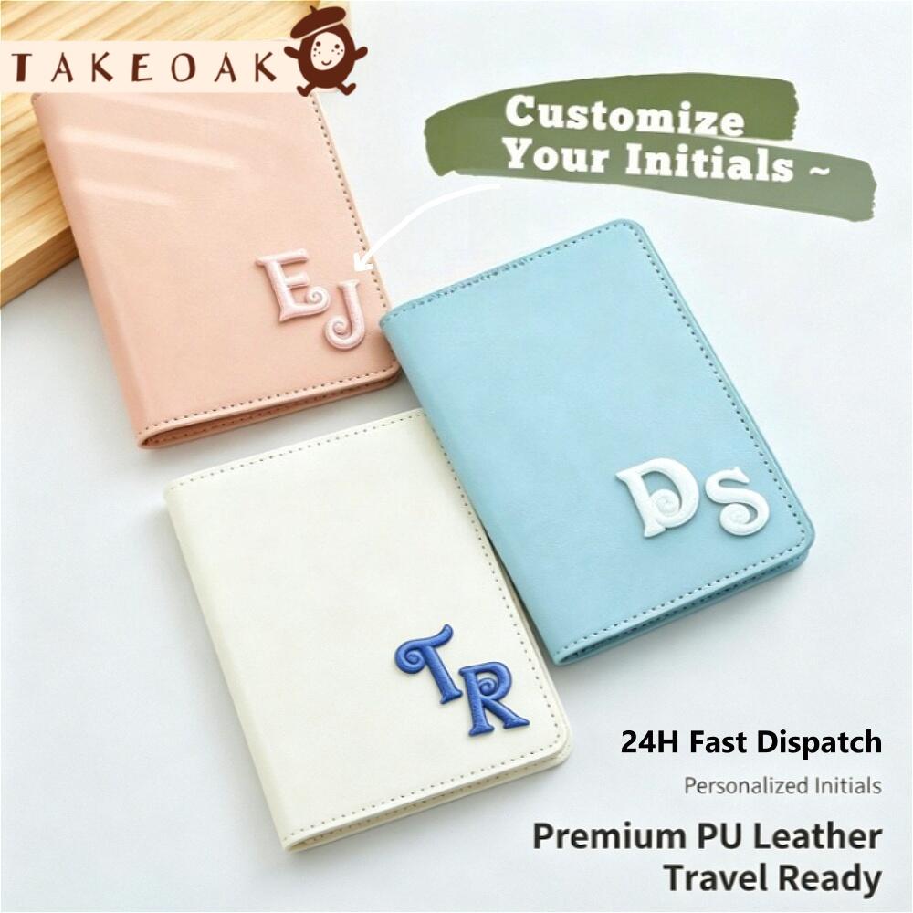 Travel Accessories Hong Kong - Personalized Custom Embroidery Initials Passport Cover