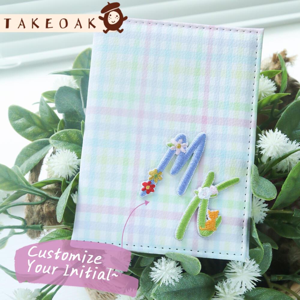 Travel Accessories Hong Kong - Personalized Custom Floral Embroidery Initials Passport