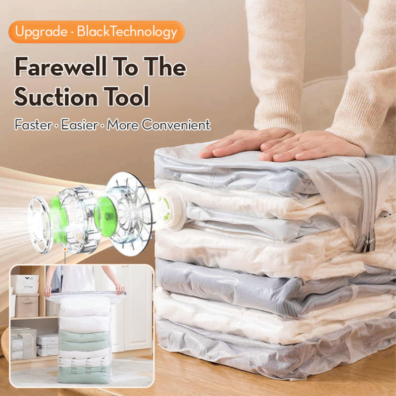 Compression Bag Vacuum - 【 No need to extract air