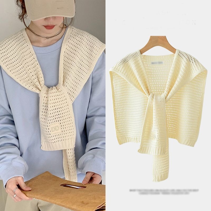Travel Accessories Hong Kong - Retro Hong Kong Style Knitted Shawl