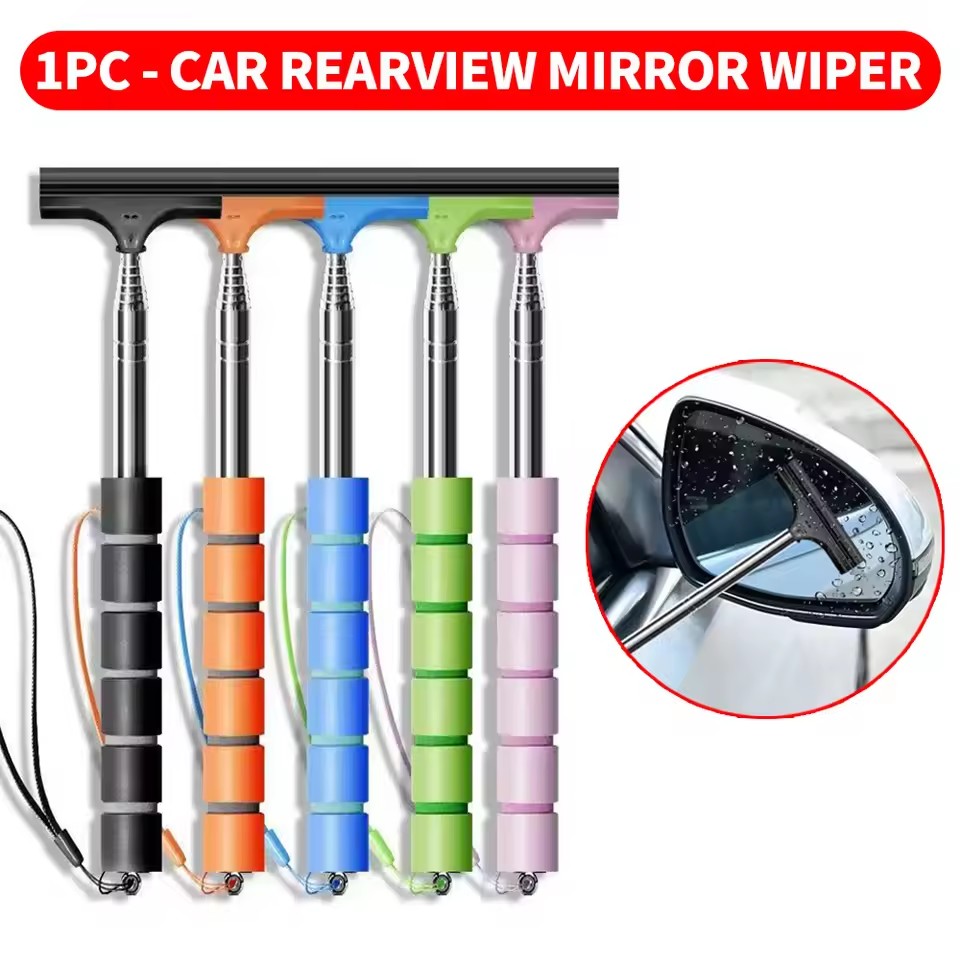 Travel Accessories For Car - Rearview Mirror Windscreen Wiper Retractable Portable