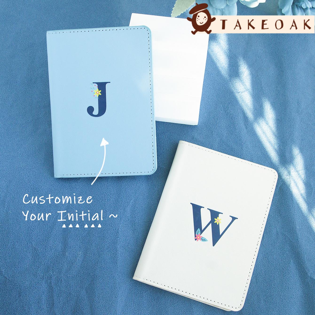 Travel Accessories Hong Kong - Personalized Custom Floral Letter Passport Cover