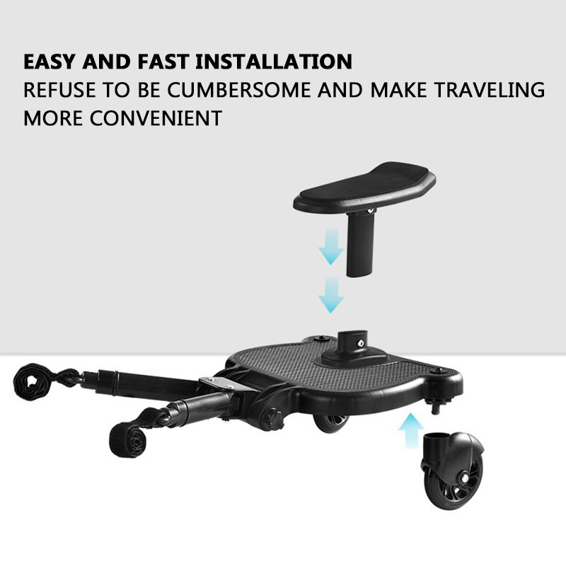 Travel Accessories Manufacturer - Baby Stroller Auxiliary Pedal Travel Stroller