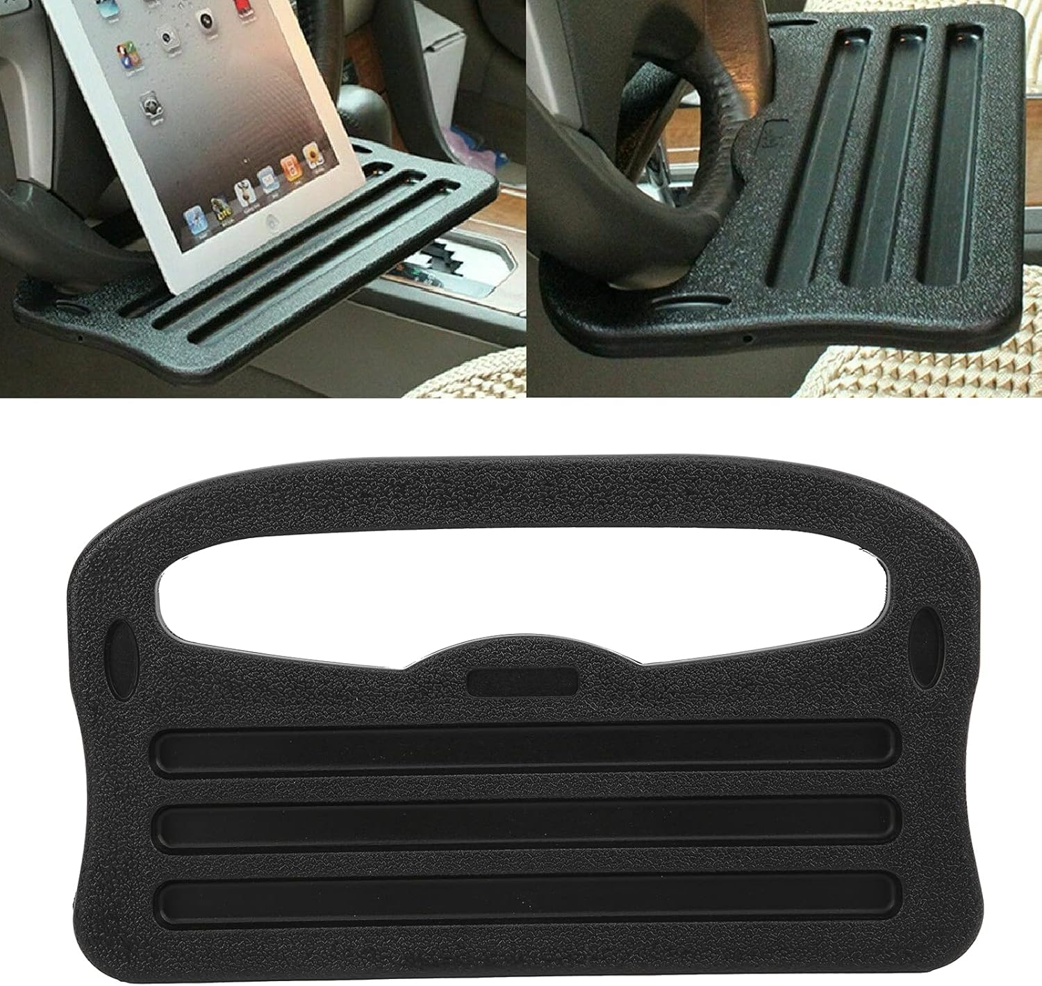 Travel Accessories For Car - 2in1 Car Steering Wheel Tray Auto