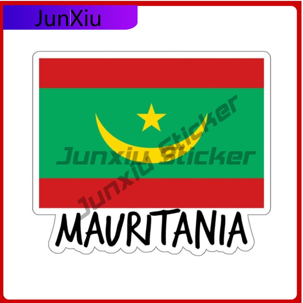 Travel Accessories For Car - Mauritania Flag Travel Sticker Waterproof Scratch-proof