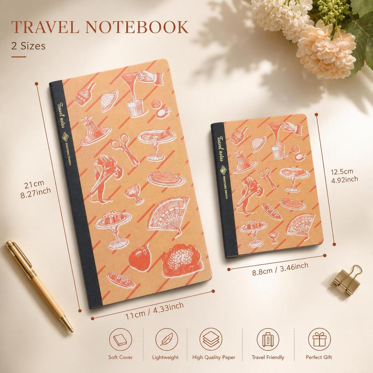 Retro Travelers Notebook Color - đánh giá và giá Travel Notebook Journal