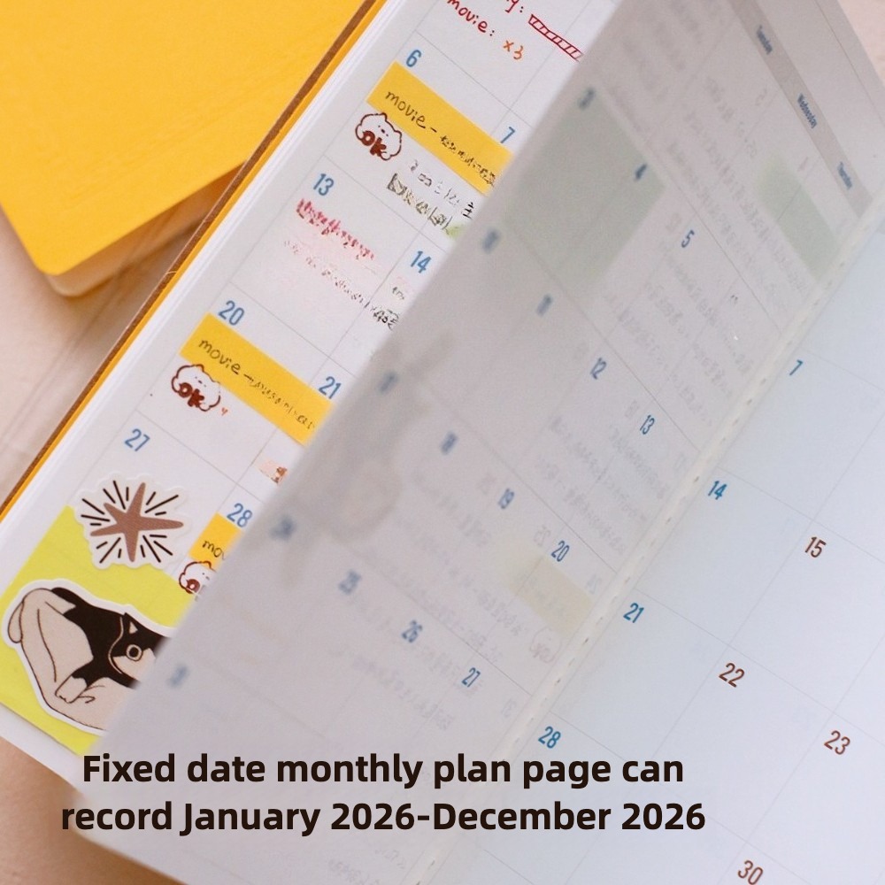 2026 Annual Calendar Plan Sche - đánh giá và giá Travel Notebook Journal