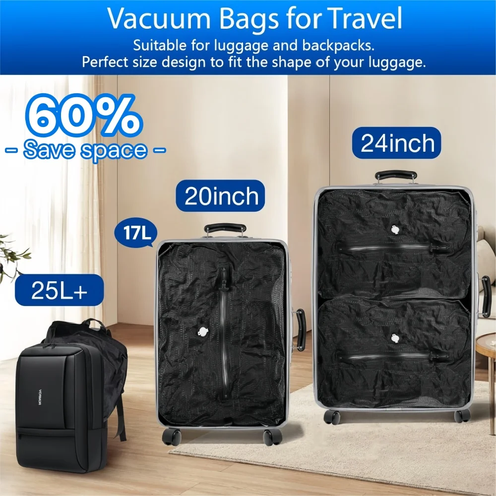 Travel Essentials Vacuum Stora - đánh giá và giá Compression Bag Vacuum