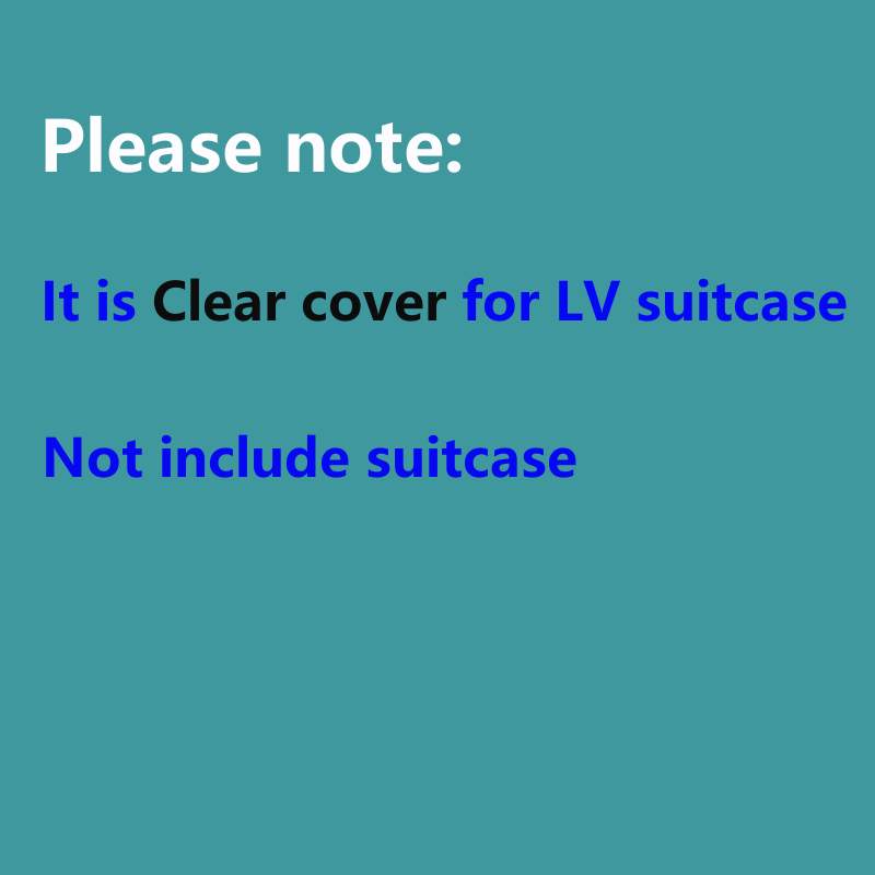 Transparent Cover for LV Suitc - đánh giá và giá Travel Accessories Lv