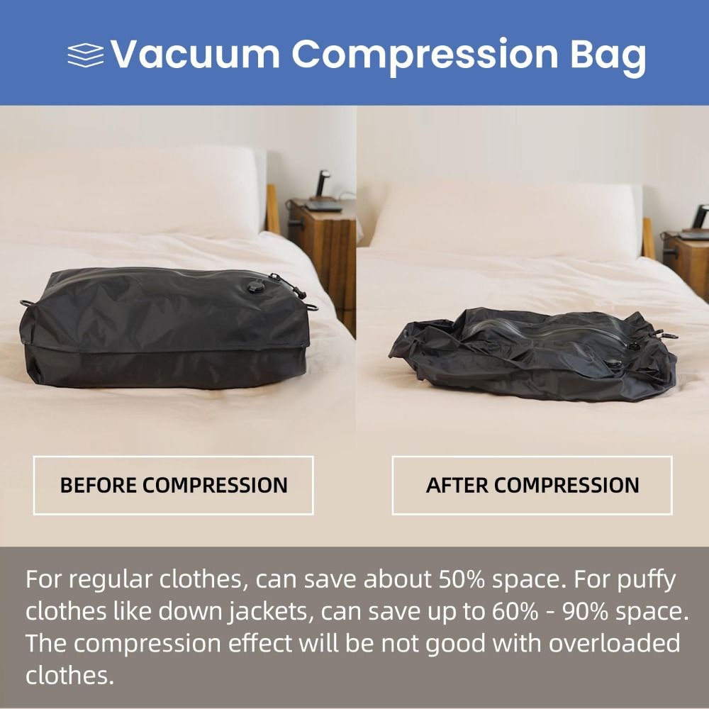 Reusable Vacuum Bags for Trave - đánh giá và giá Compression Bag Vacuum