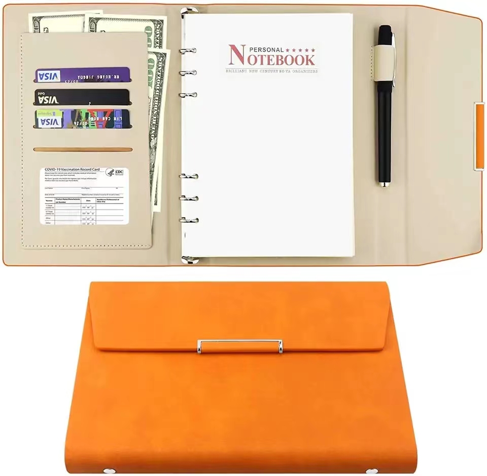 New Binder Notebook Pu Leather - đánh giá và giá Travel Notebook Journal