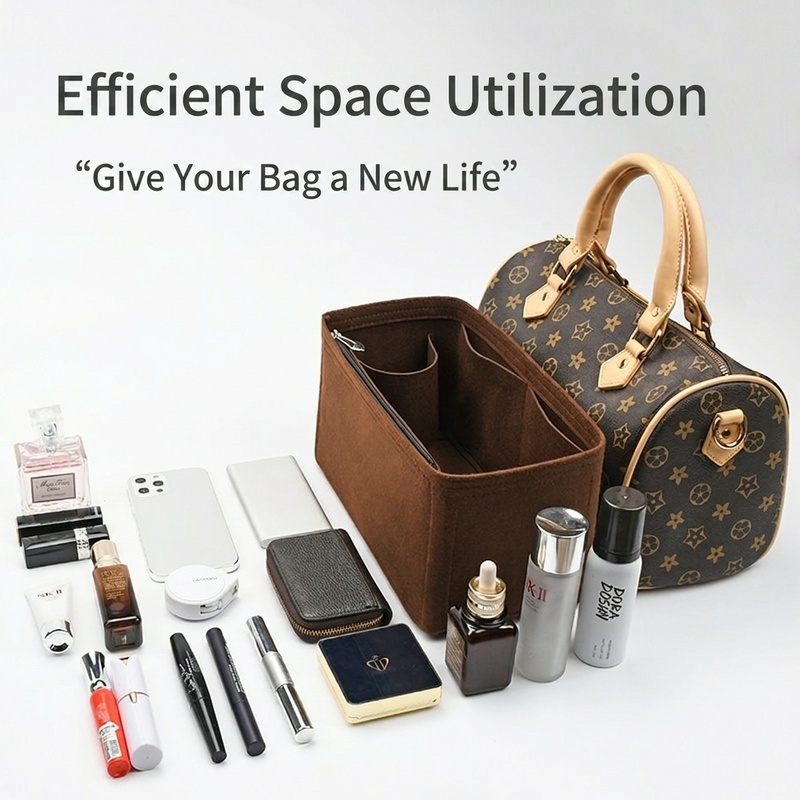 YU7 Felt Insert Bag Organizer  - đánh giá và giá Travel Accessories Lv