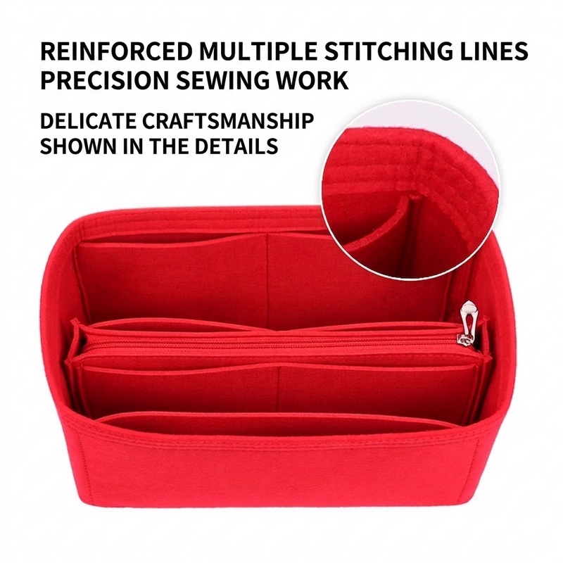 YU7 Felt Insert Bag Organizer  - đánh giá và giá Travel Accessories Lv