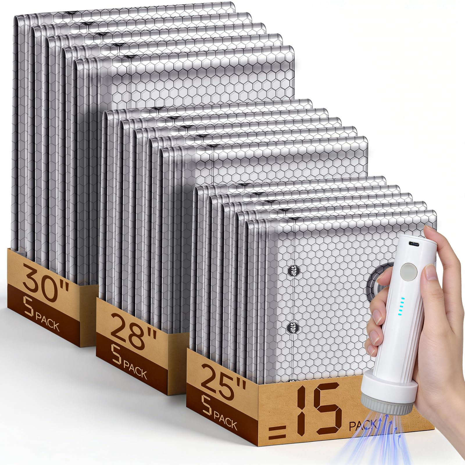 15 Pack Vacuum Storage Bags fo - đánh giá và giá Compression Bag Vacuum