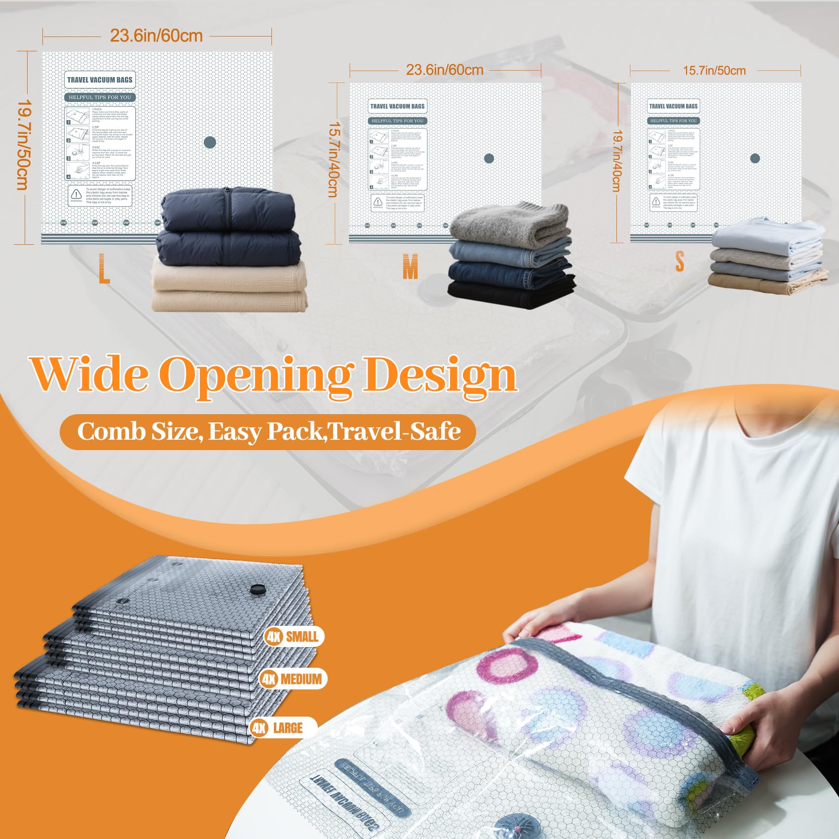 15 Pack Vacuum Storage Bags fo - đánh giá và giá Compression Bag Vacuum
