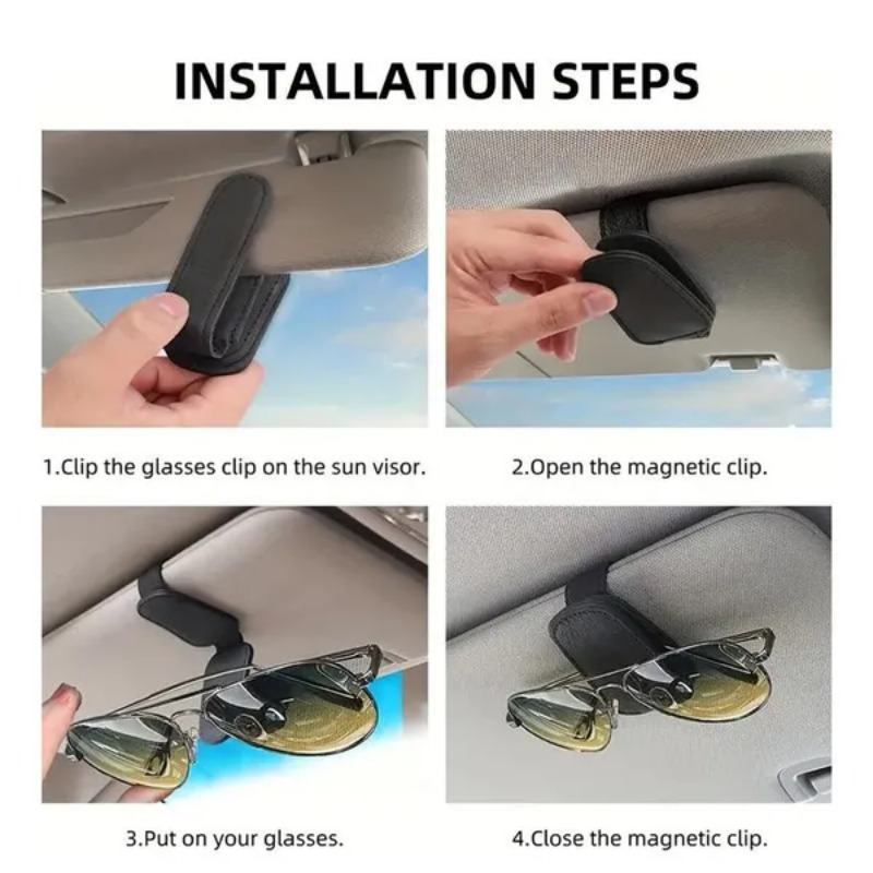 Car Sun Visor Glasses Case Hol - đánh giá và giá Travel Accessories For Car
