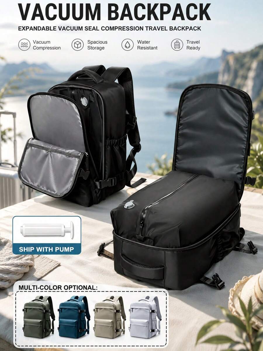 Large-capacity vacuum backpack - đánh giá và giá Compression Bag Vacuum